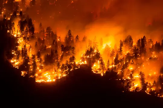 photo of canada wildfires