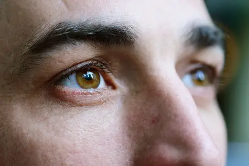 photo of close-up of man's eyes