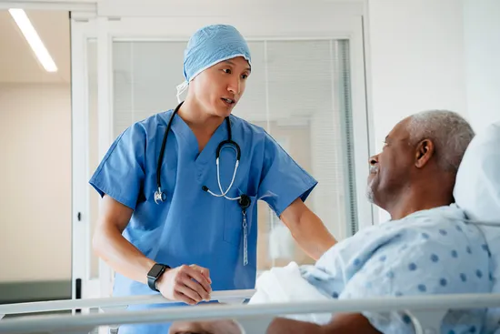 photo of surgery recovery room