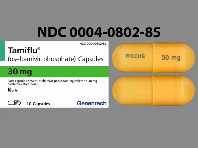 Oseltamivir (Tamiflu) ROCHE 30 MG Pill Image