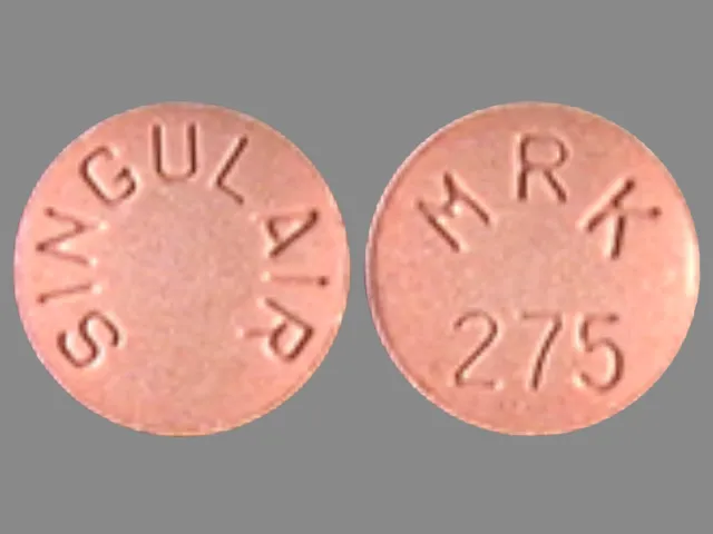 Montelukast (Singulair) SINGULAIR MRK 275 Pill Image