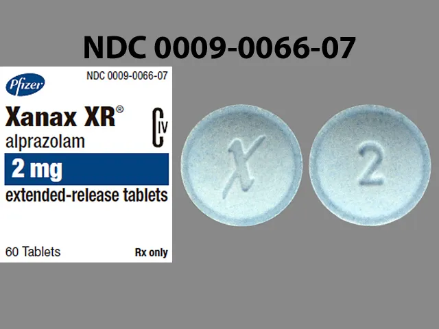 Alprazolam (Xanax) X 2 Pill Image