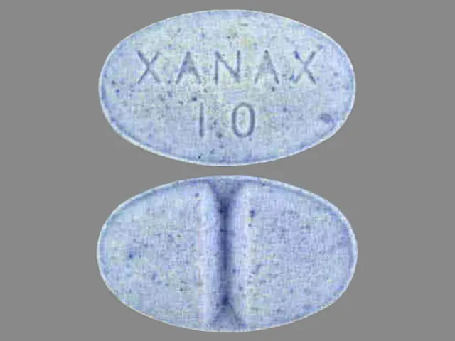 Alprazolam (Xanax) XANAX 1.0 Pill Image
