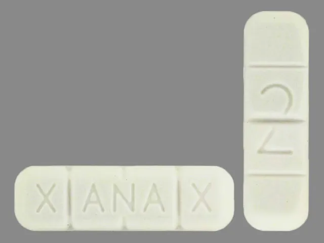 Alprazolam (Xanax) XANAX 2 Pill Image