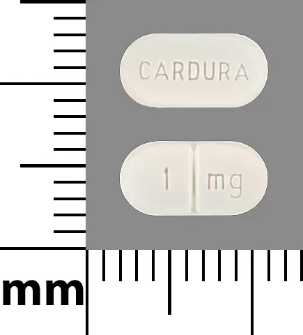 Doxazosin (Cardura) CARDURA 1 MG Pill Image