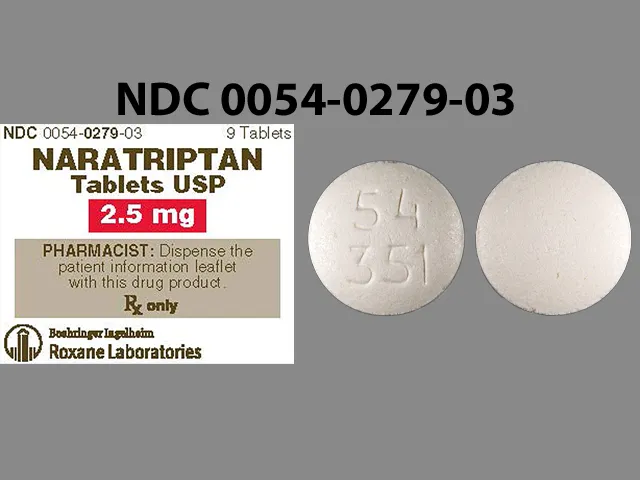 Naratriptan (Amerge) 54 351 Pill Image