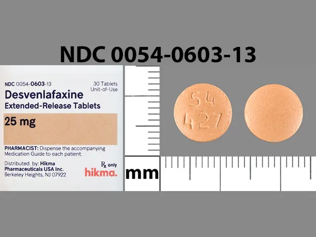 Desvenlafaxine (Pristiq) 54 427 Pill Image