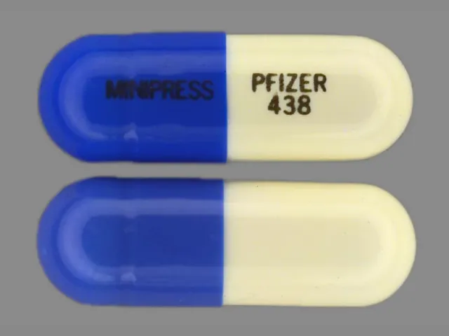 Prazosin (Minipress) MINIPRESS PFIZER 438 Pill Image