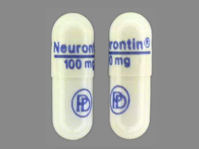 Gabapentin (Gralise, Neurontin) NEURONTIN 100MG PD Pill Image