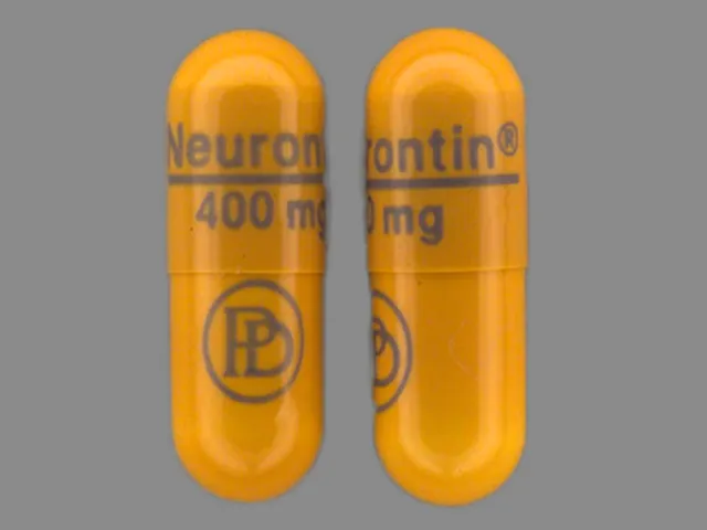 Gabapentin (Gralise, Neurontin) NEURONTIN 400MG PD Pill Image