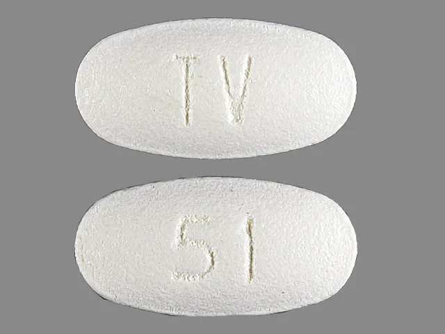 Carvedilol (Coreg, Coreg CR) TV 51 Pill Image