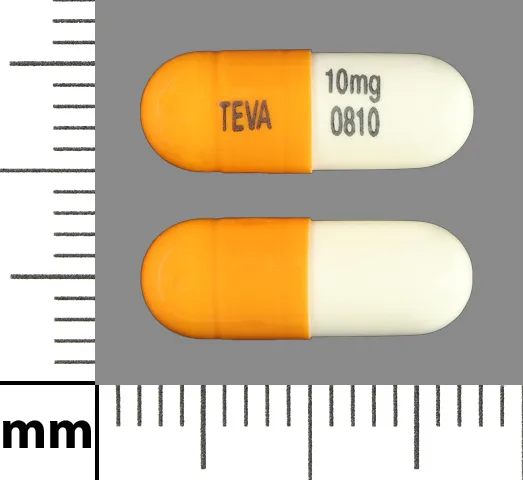 Nortriptyline TEVA 10MG 0810 Pill Image