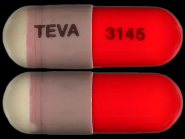 Cephalexin (Keflet, Keflex, Keftab) TEVA 3145 Pill Image