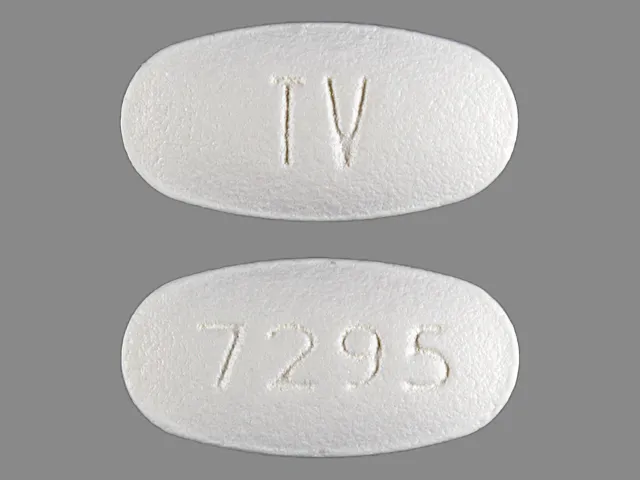 Carvedilol (Coreg, Coreg CR) TV 7295 Pill Image
