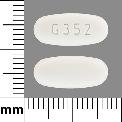 Fenofibrate G352 Pill Image