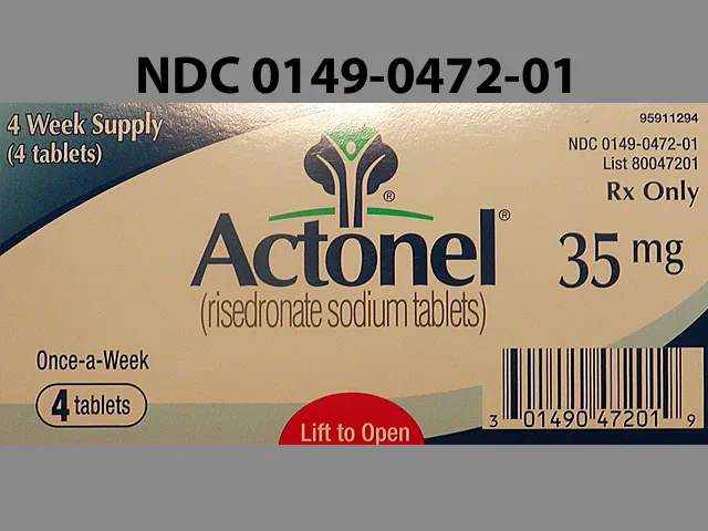 Risedronate (Actonel, Atelvia) RSN 35 MG Pill Image