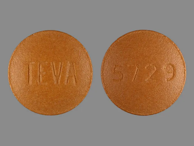 Famotidine (Pepcid, Zantac 360) TEVA 5729 Pill Image