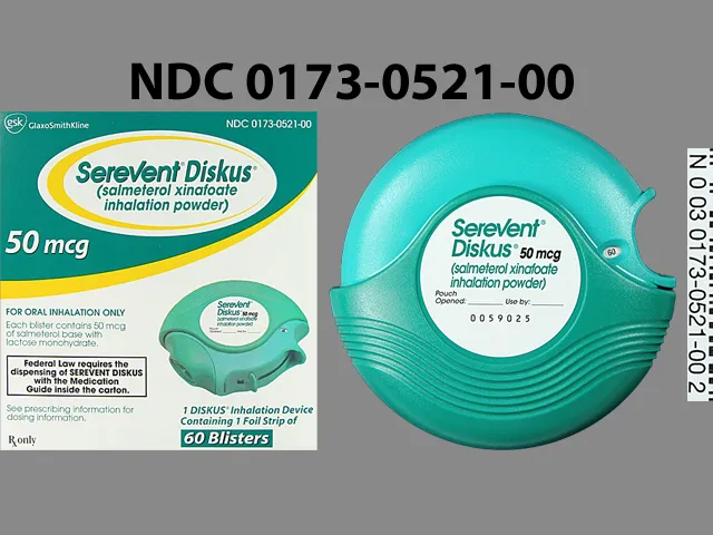 Serevent Diskus (Salmeterol) Pill Image