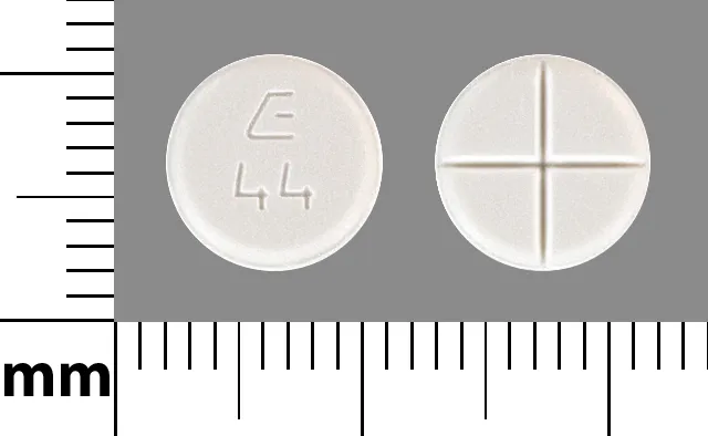 Tizanidine (Zanaflex) E 44 Pill Image