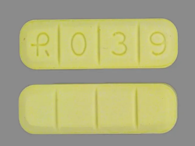 Alprazolam (Xanax) R 0 3 9 Pill Image