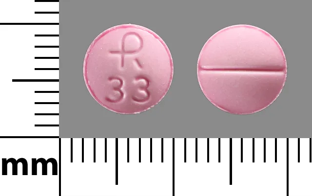 Clonazepam (Klonopin) R 33 Pill Image