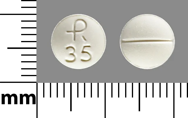 Clonazepam (Klonopin) R 35 Pill Image