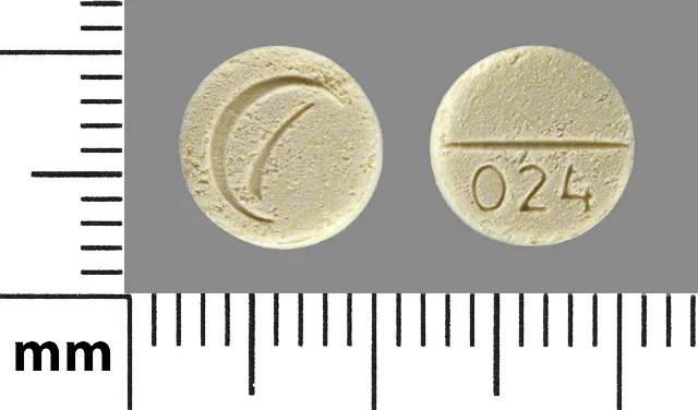 Alprazolam (Xanax) LOGO 024 Pill Image