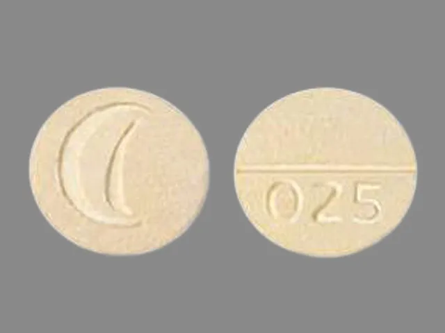 Alprazolam (Xanax) LOGO 025 Pill Image