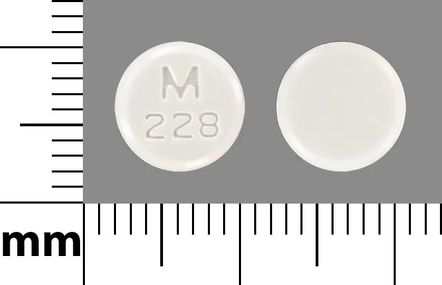 Pioglitazone (Actos) M 228 Pill Image