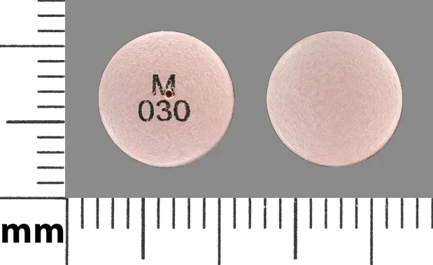 Nifedipine (Procardia) M 030 Pill Image