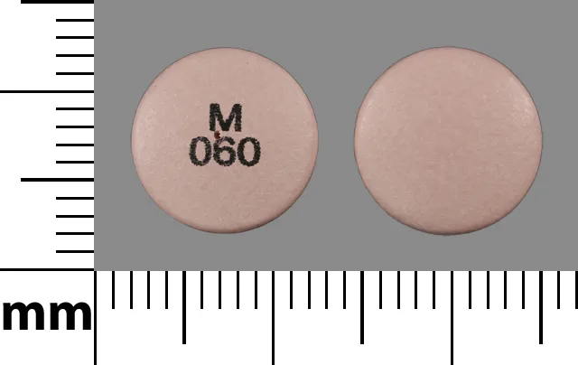Nifedipine (Procardia) M 060 Pill Image