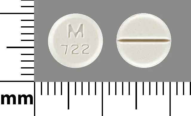 Tizanidine (Zanaflex) M 722 Pill Image