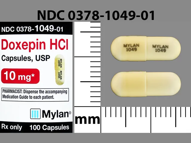 Doxepin MYLAN 1049 MYLAN 1049 Pill Image