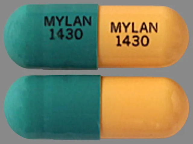 Nicardipine (Cardene) MYLAN 1430 MYLAN 1430 Pill Image