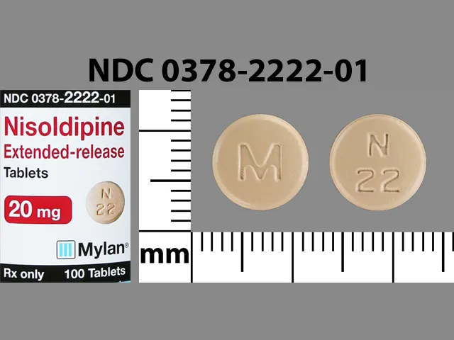 Nisoldipine (Sular) M N 22 Pill Image