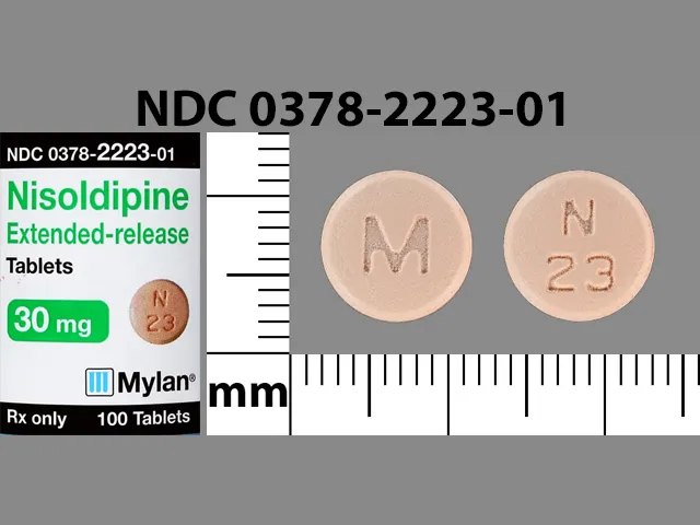 Nisoldipine (Sular) M N 23 Pill Image