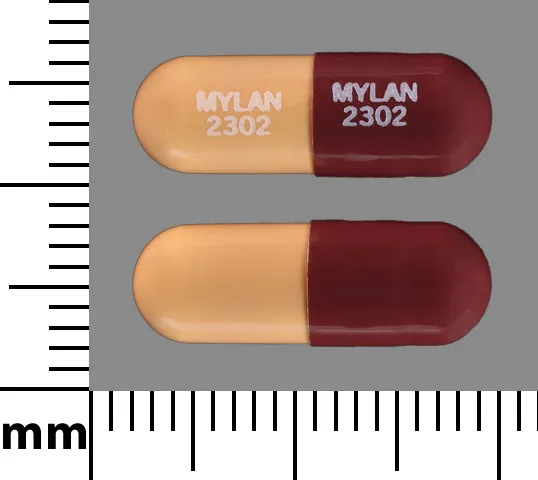 Prazosin (Minipress) MYLAN 2302 MYLAN 2302 Pill Image