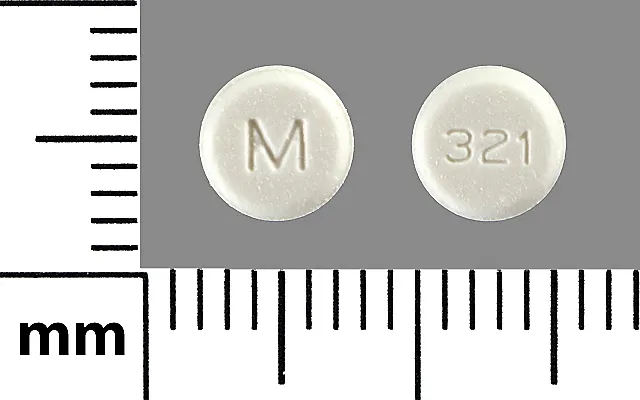 Lorazepam (Ativan, Loreev XR) M 321 Pill Image