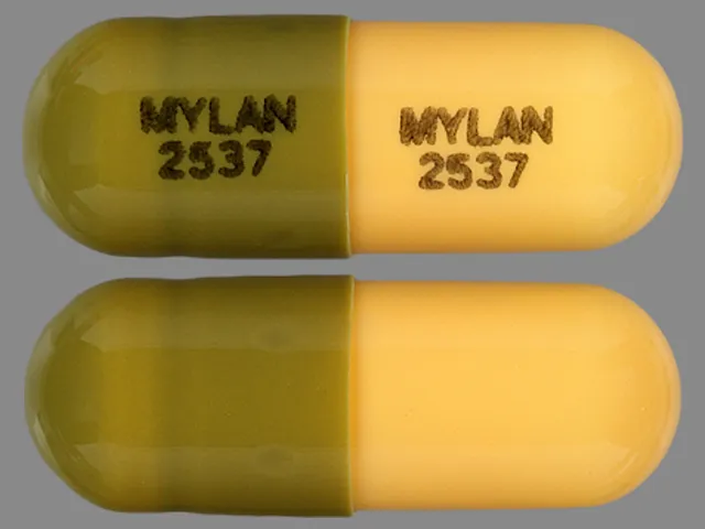 Triamterene/Hydrochlorothiazide (Dyazide, Maxzide) MYLAN 2537 MYLAN 2537 Pill Image
