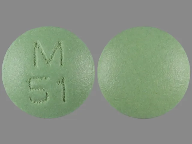 Amitriptyline (Amitid, Elavil, Endep) M 51 Pill Image