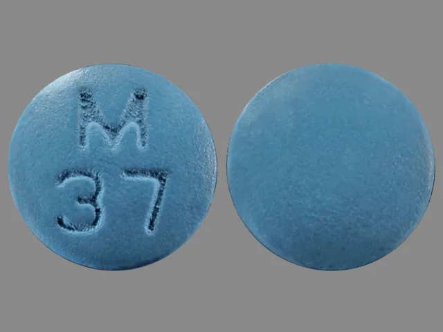 Amitriptyline (Amitid, Elavil, Endep) M 37 Pill Image