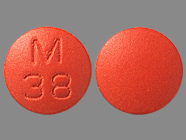 Amitriptyline (Amitid, Elavil, Endep) M 38 Pill Image