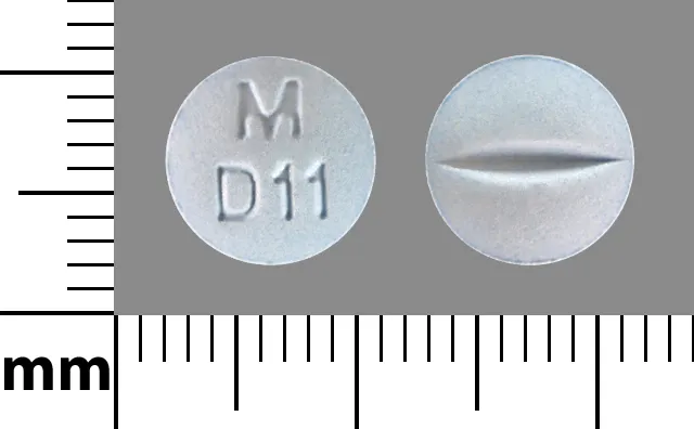 Doxazosin (Cardura) M D11 Pill Image