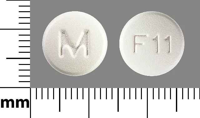 Felodipine (Plendil) M F11 Pill Image