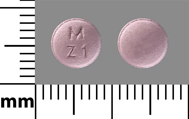 Zolpidem (Ambien) M Z1 Pill Image