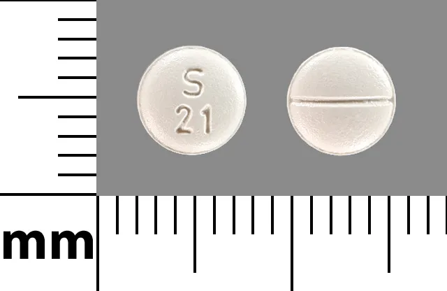 Sertraline (Zoloft) S 21 Pill Image