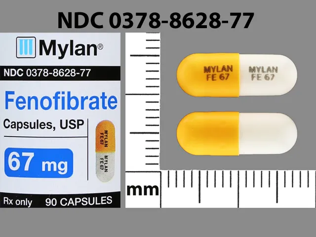 Fenofibrate MYLAN FE67 MYLAN FE67 Pill Image