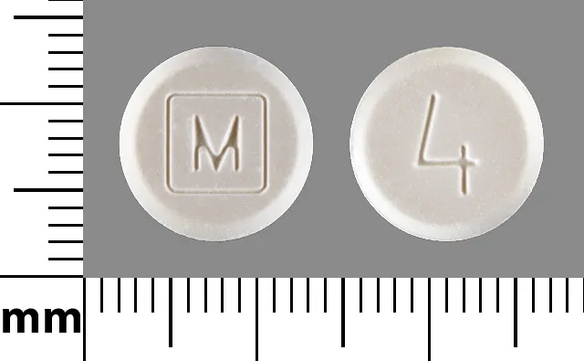 Acetaminophen/Codeine (Tylenol with Codeine) M 4 Pill Image