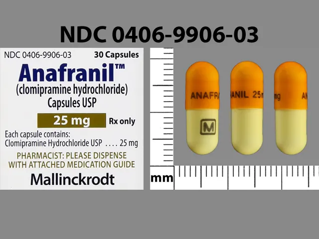 Clomipramine (Anafranil) ANAFRANIL 25MG M Pill Image