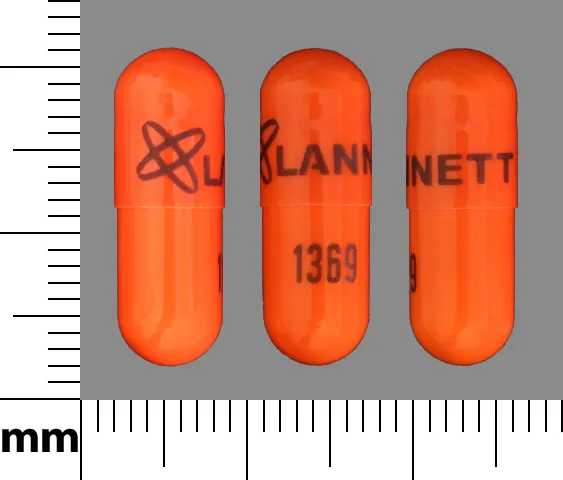 Danazol (Danocrine) LOGO LANNETT 1369 Pill Image